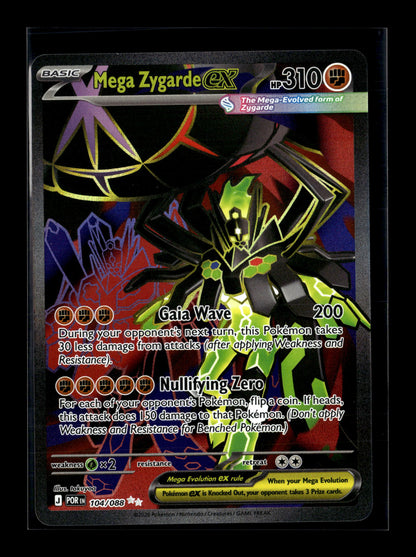 Pokemon Perfect Order Mega Zygarde ex 104