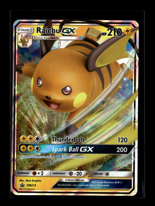 Pokemon Promo Raichu GX SM213