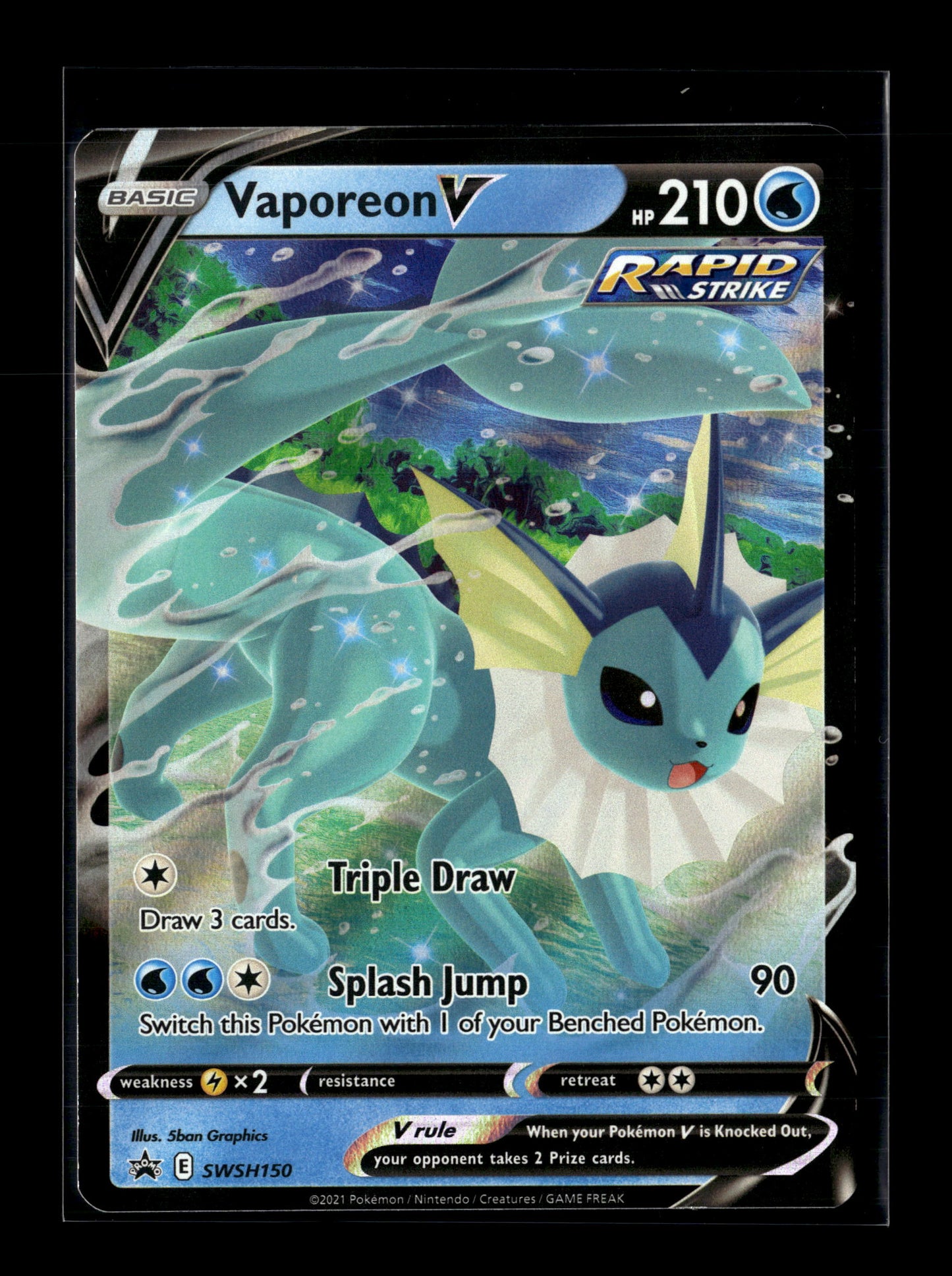 Pokemon Promo Vaporeon V 150