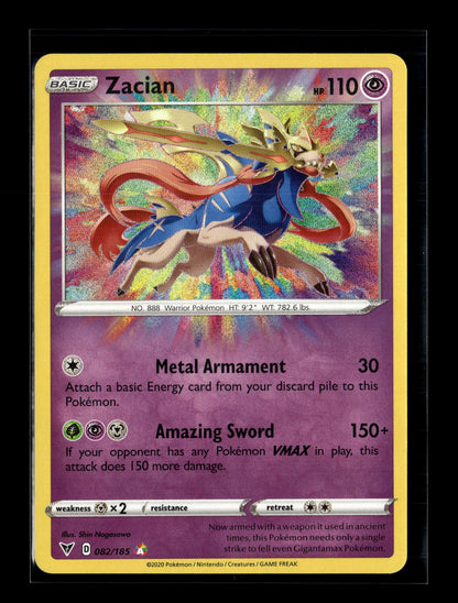 Pokemon Vivid Voltage Zacian 082