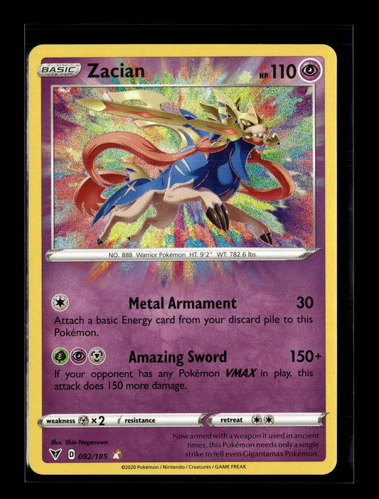 Pokemon Vivid Voltage Zacian 082