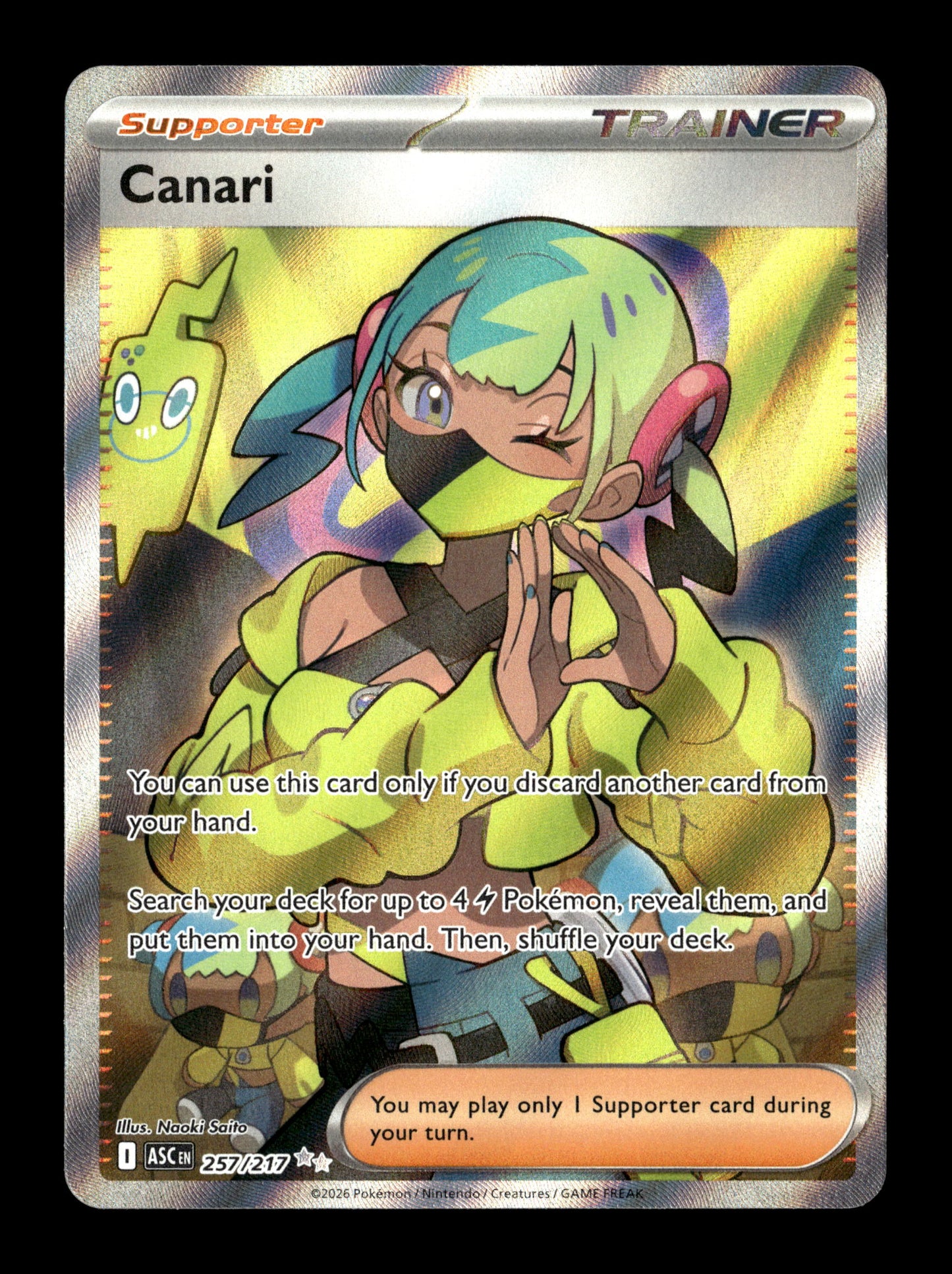 Pokemon Ascended Heroes Canari 257