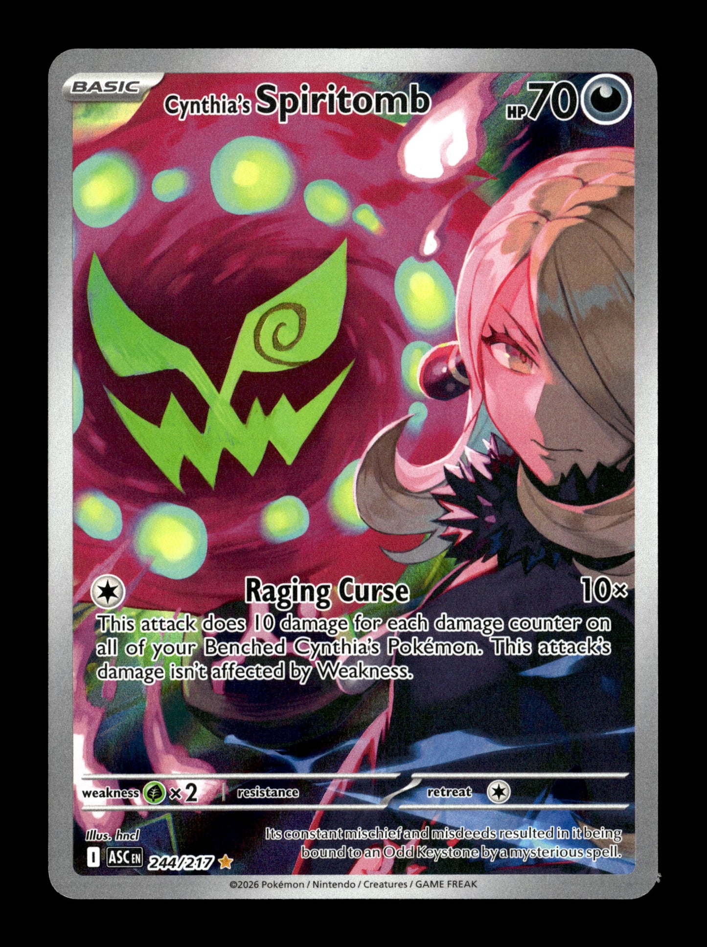 Pokemon Ascended Heroes Cynthia's Spiritomb 244