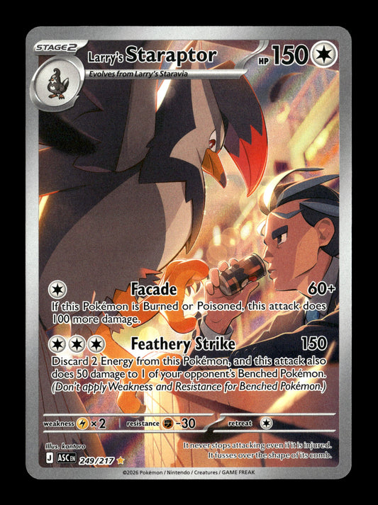 Pokemon Ascended Heroes Larry's Staraptor 249