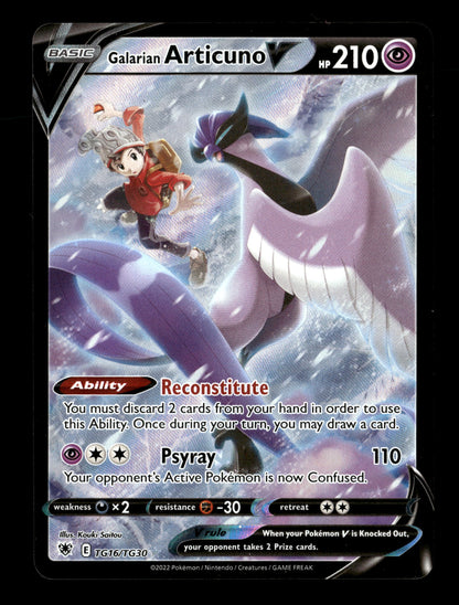 Pokemon Astral Radiance Galarian Articuno V TG16