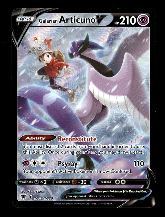 Pokemon Astral Radiance Galarian Articuno V TG16