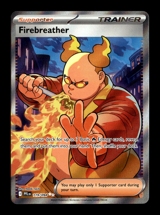 Pokemon Phantasmal Flames Firebreather 119