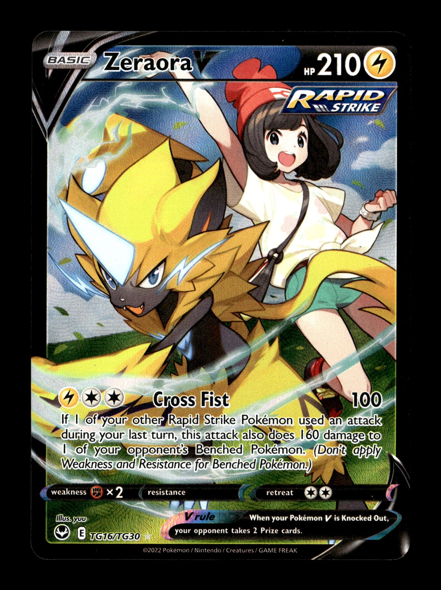 Pokemon Silver Tempest Zeraora V TG16