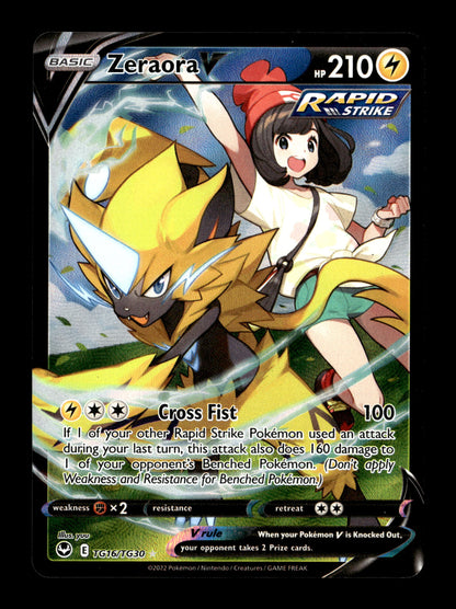 Pokemon Silver Tempest Zeraora V TG16