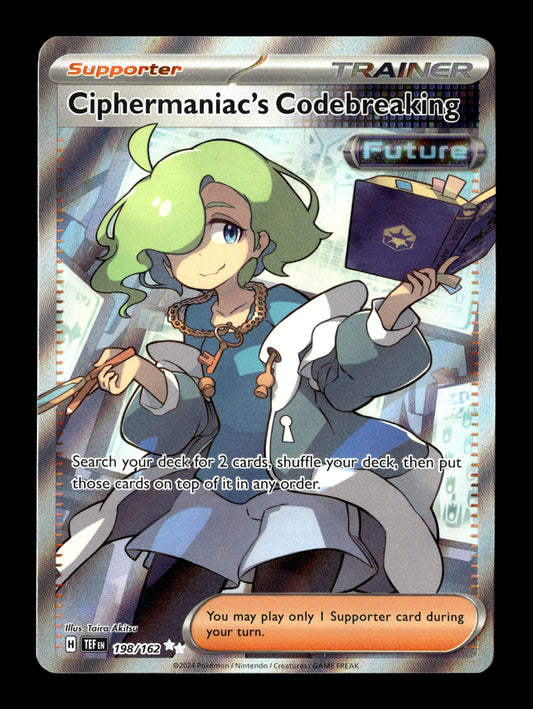 Pokemon Temporal Forces Ciphermaniac's Codebreaking 198