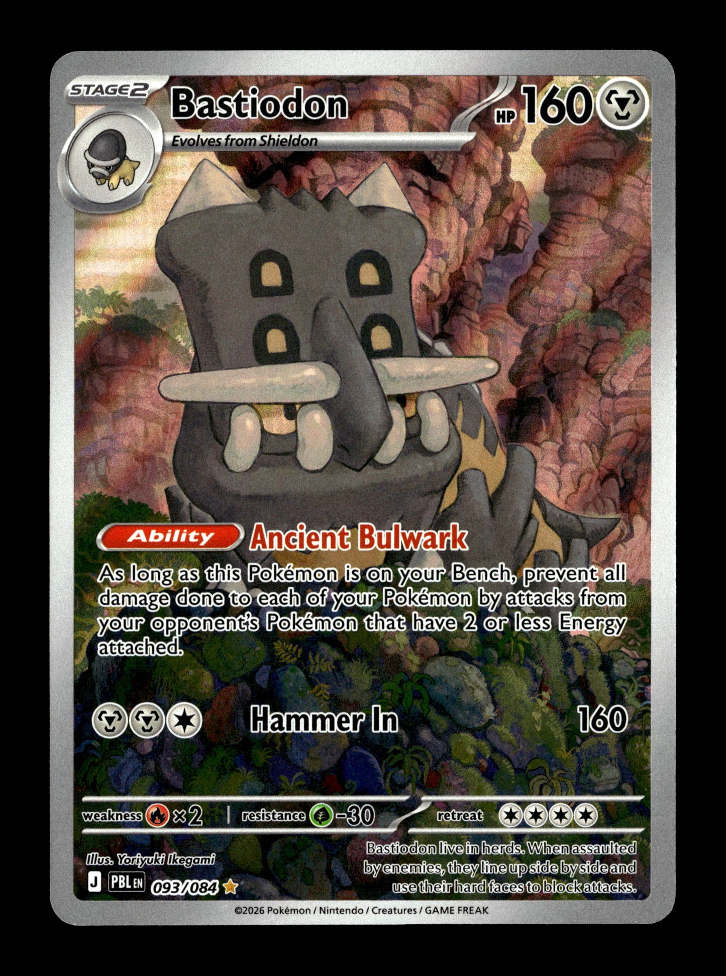 Pokemon Pitch Black Bastiodon 093