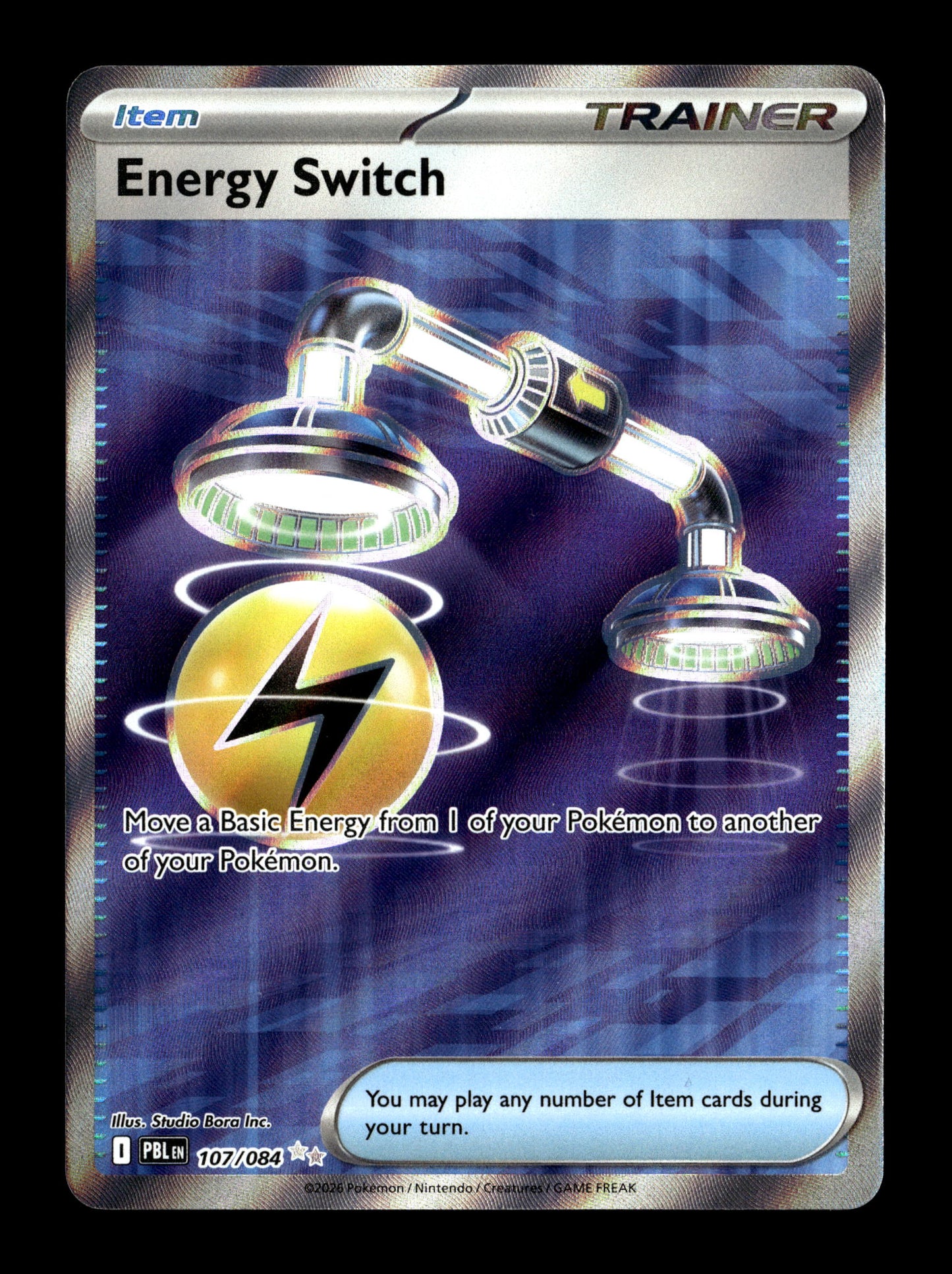 Pokemon Pitch Black Energy Switch 107