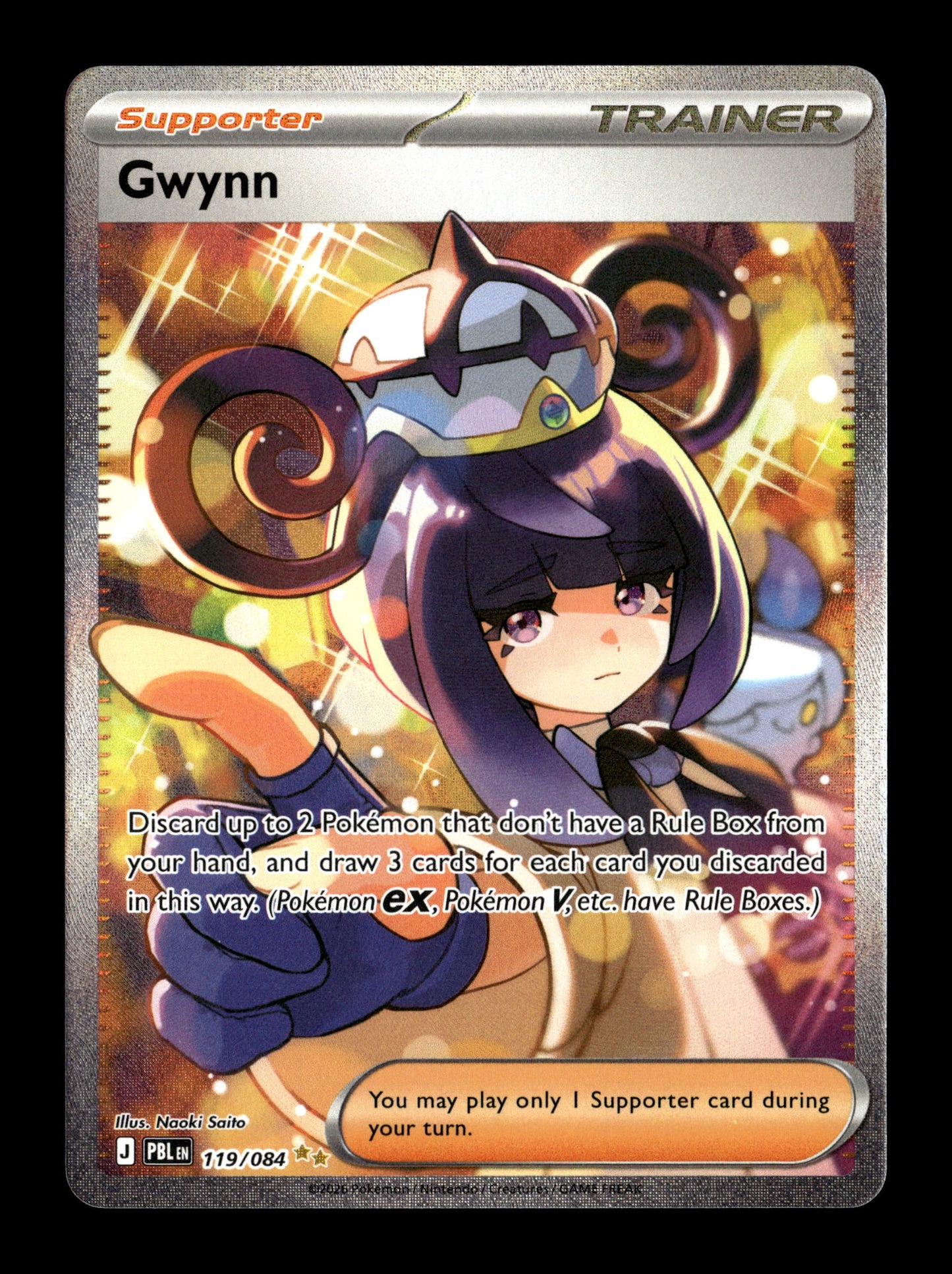 Pokemon Pitch Black Gwynn 119