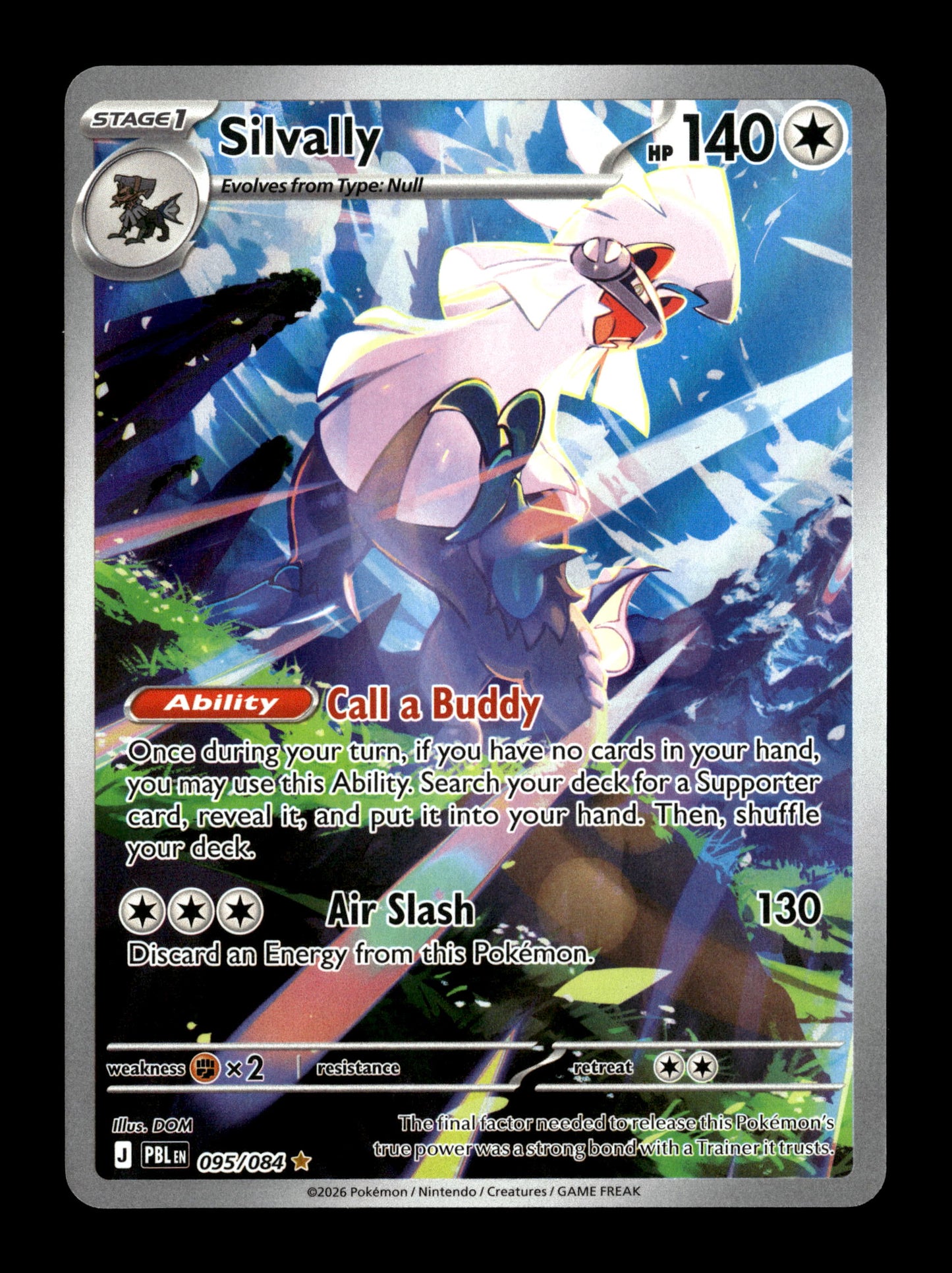 Pokemon Pitch Black Silvally 095