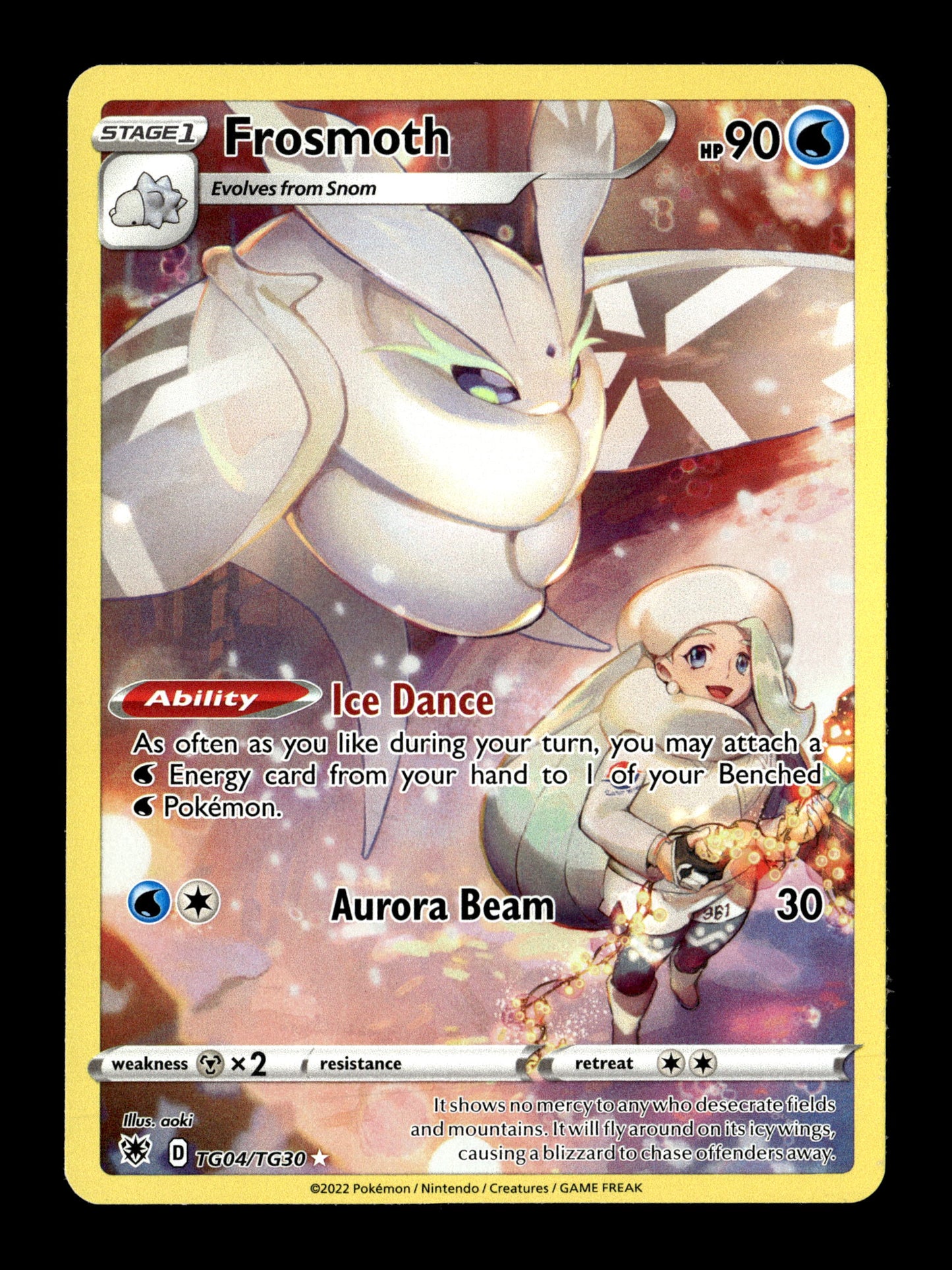 Pokemon Astral Radiance Frosmoth TG04