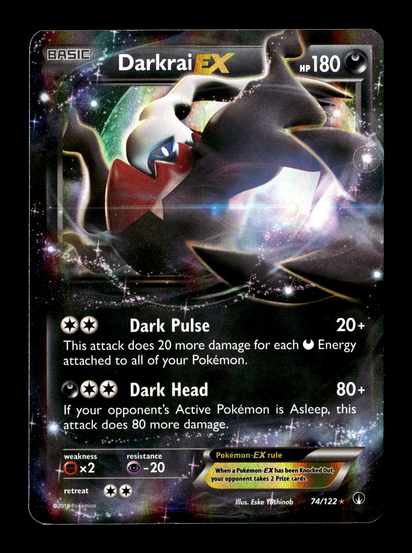 Pokemon BREAKpoint Darkrai EX 74