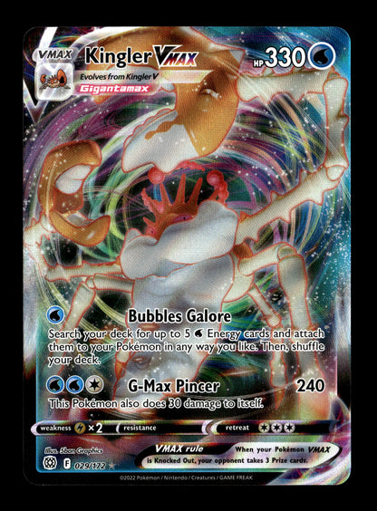 Pokemon Brilliant Stars Kingler VMAX 029