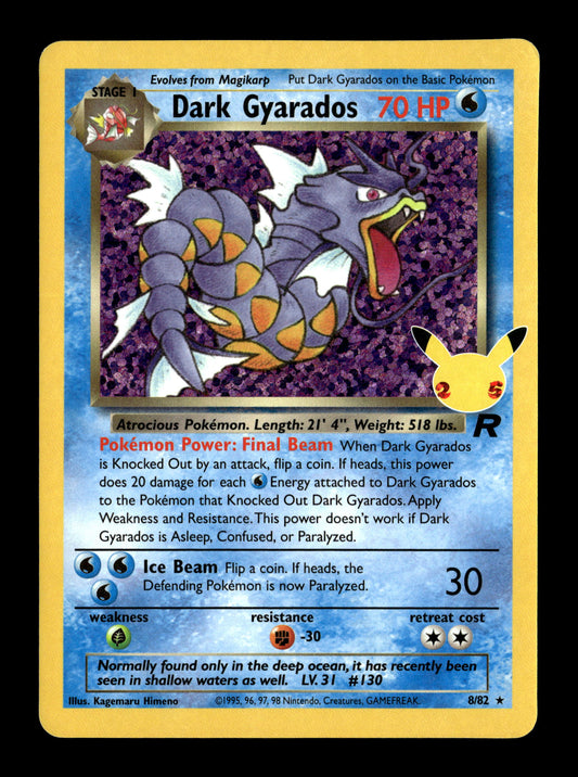 Pokemon Celebrations Dark Gyarados 8
