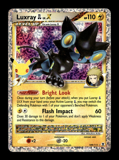 Pokemon Celebrations Luxray GL LV.X 109