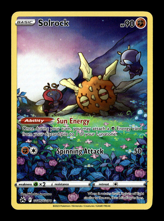 Pokemon Crown Zenith Solrock GG15