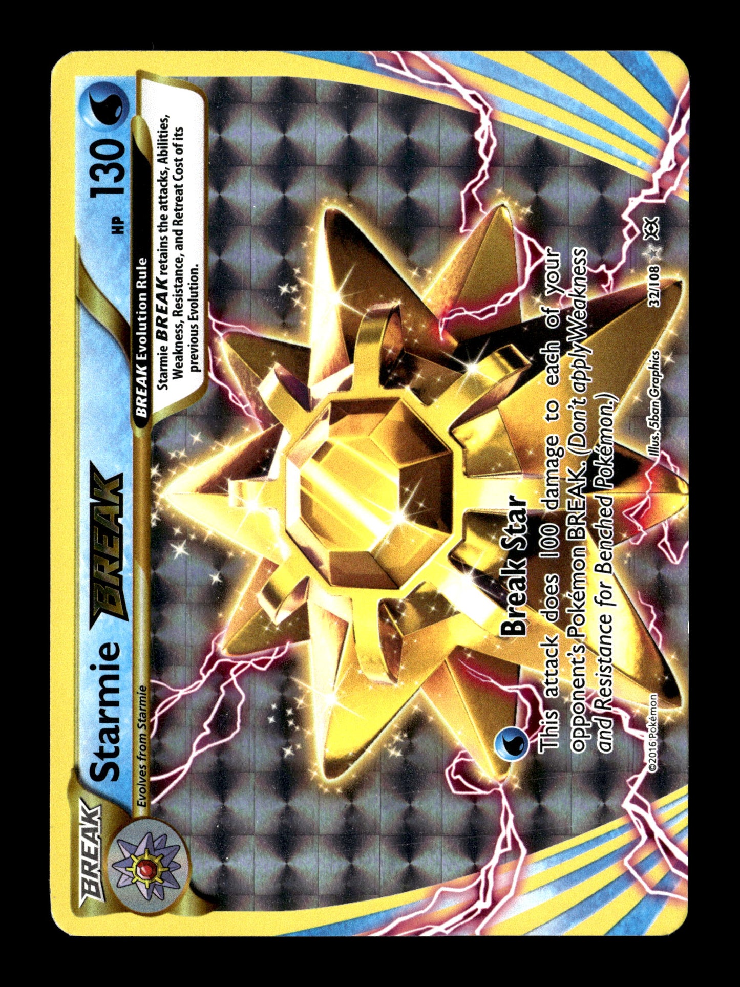 Pokemon Evolutions Starmie BREAK 32
