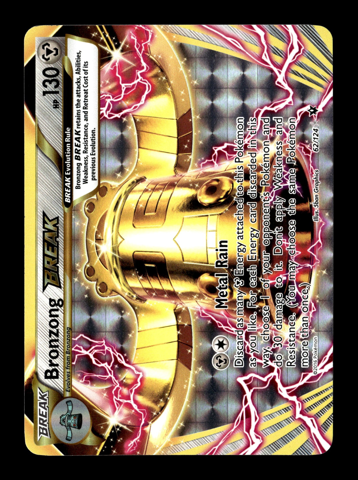 Pokemon Fates Collide Bronzong BREAK 62