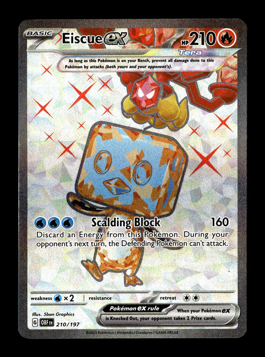 Pokemon Obsidian Flames Eiscue ex 210