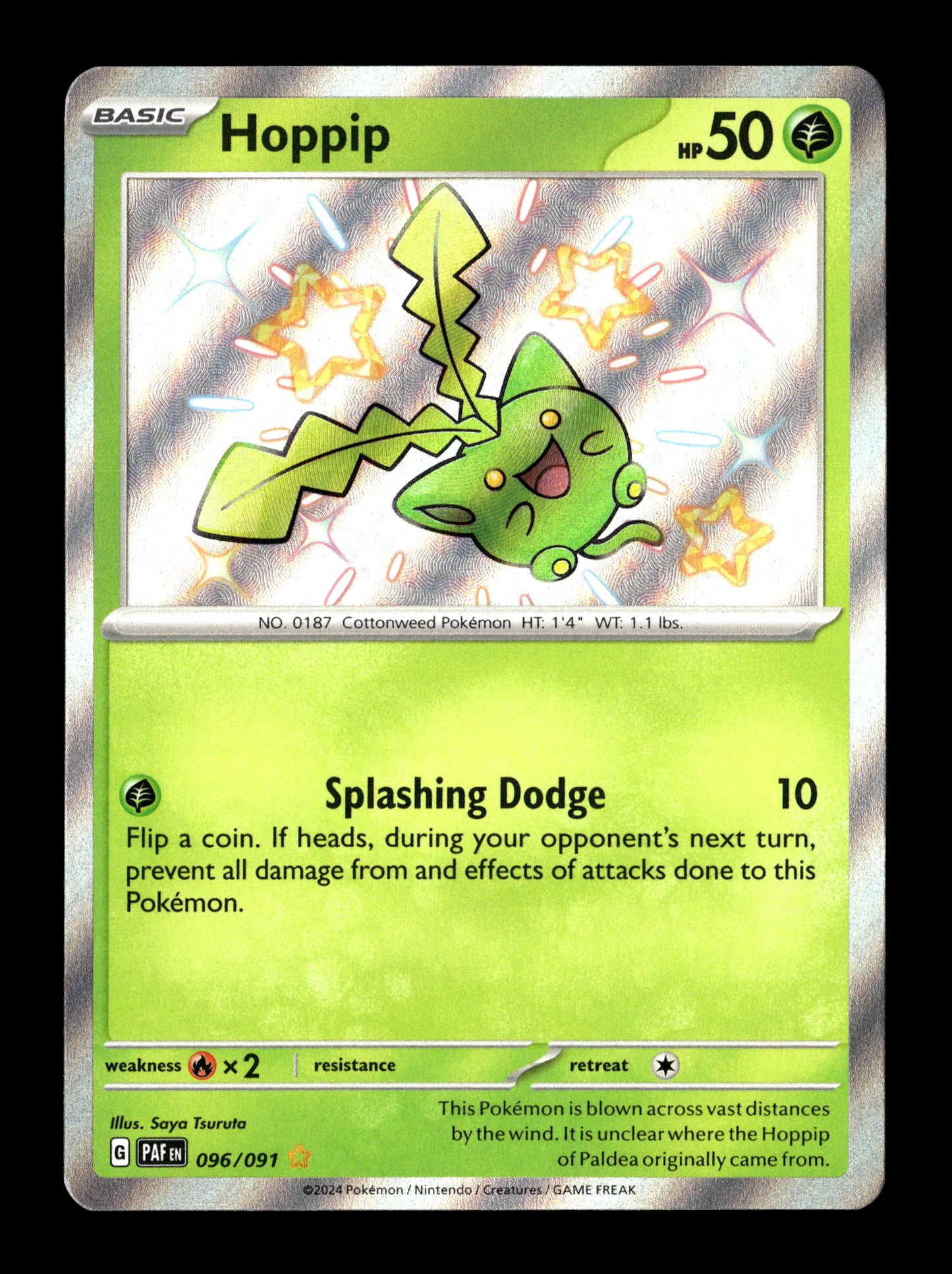 Pokemon Paldean Fates Hoppip 096