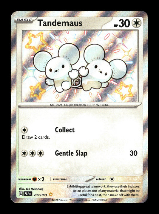 Pokemon Paldean Fates Tandemaus 209
