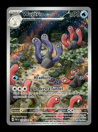 Pokemon Paldean Fates Wugtrio 224