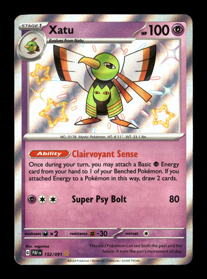 Pokemon Paldean Fates Xatu 152