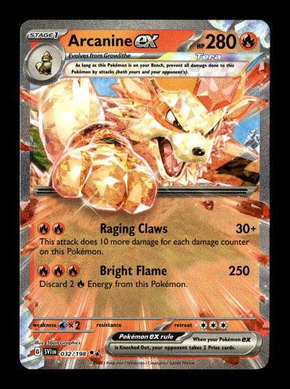 Pokemon Scarlet & Violet Base Set Arcanine ex 032