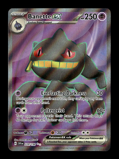 Pokemon Scarlet & Violet Base Set Banette ex 229
