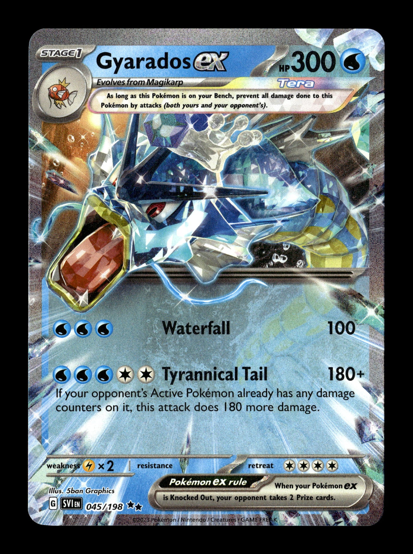 Pokemon Scarlet & Violet Base Set Gyarados ex 045