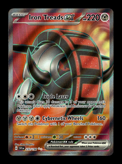Pokemon Scarlet & Violet Base Set Iron Treads ex 233