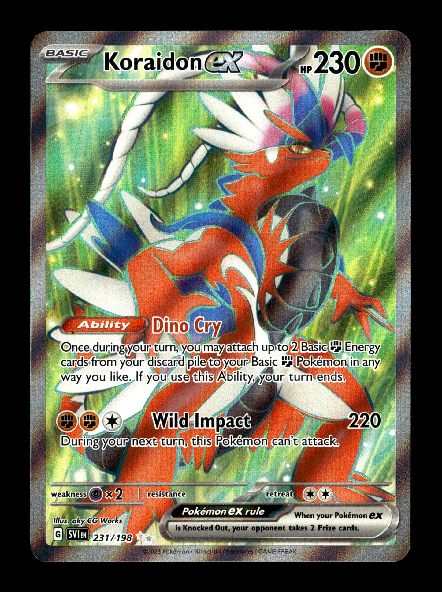 Pokemon Scarlet & Violet Base Set Koraidon ex 231