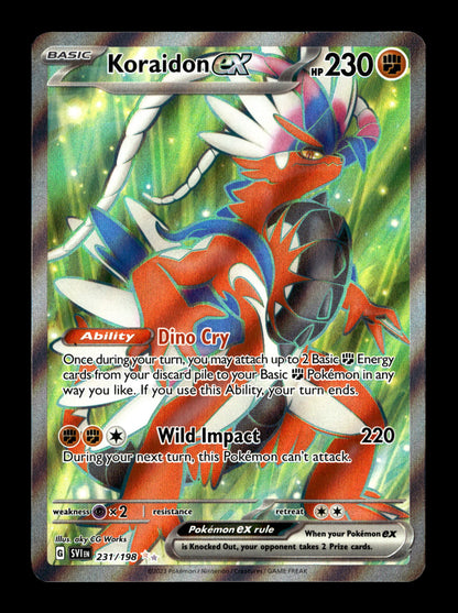 Pokemon Scarlet & Violet Base Set Koraidon ex 231