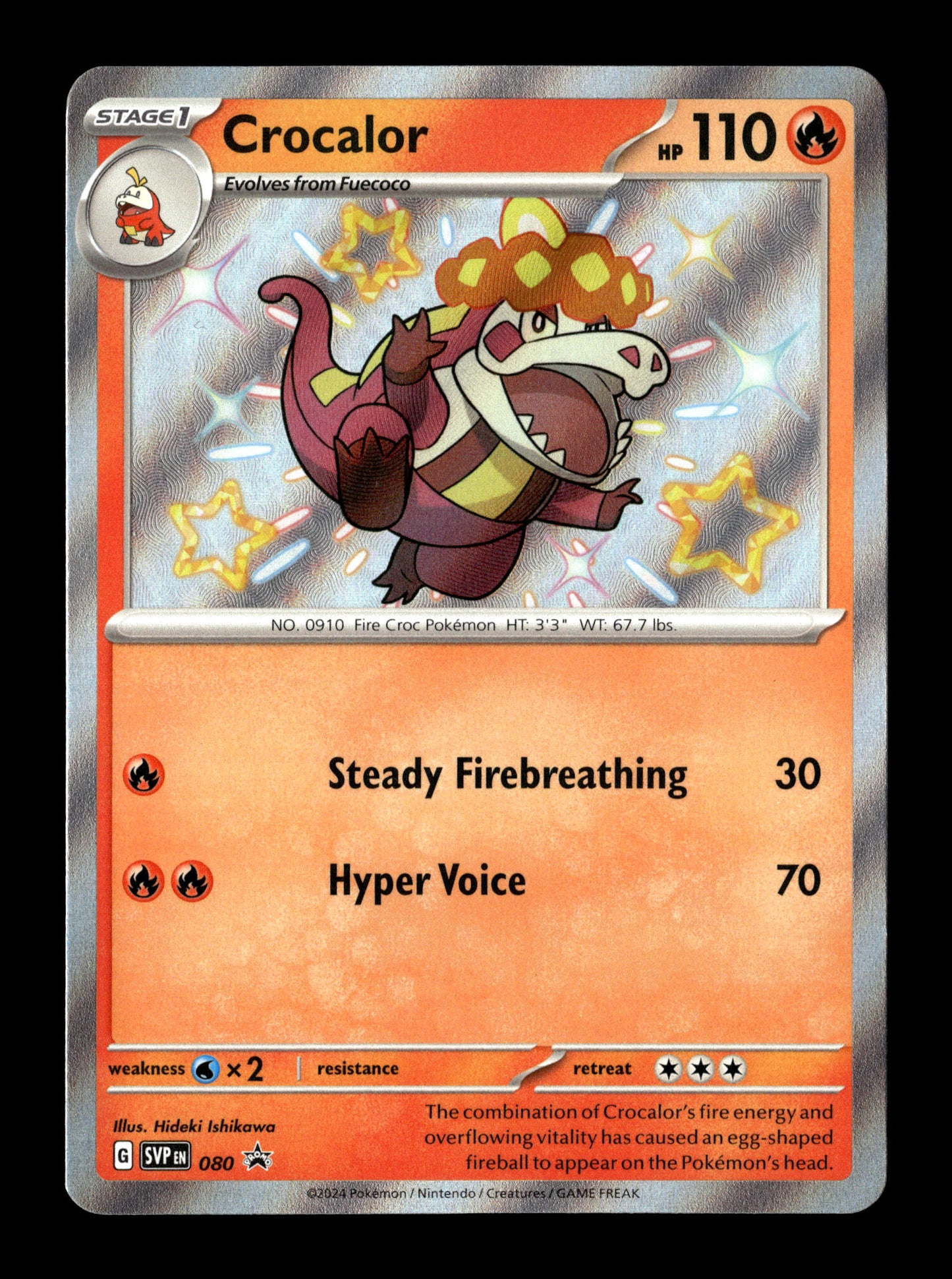 Pokemon Scarlet & Violet Promo Crocalor 080