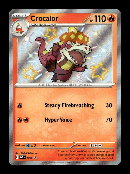 Pokemon Scarlet & Violet Promo Crocalor 080