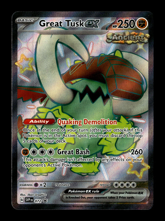 Pokemon Scarlet & Violet Promo Great Tusk ex 072