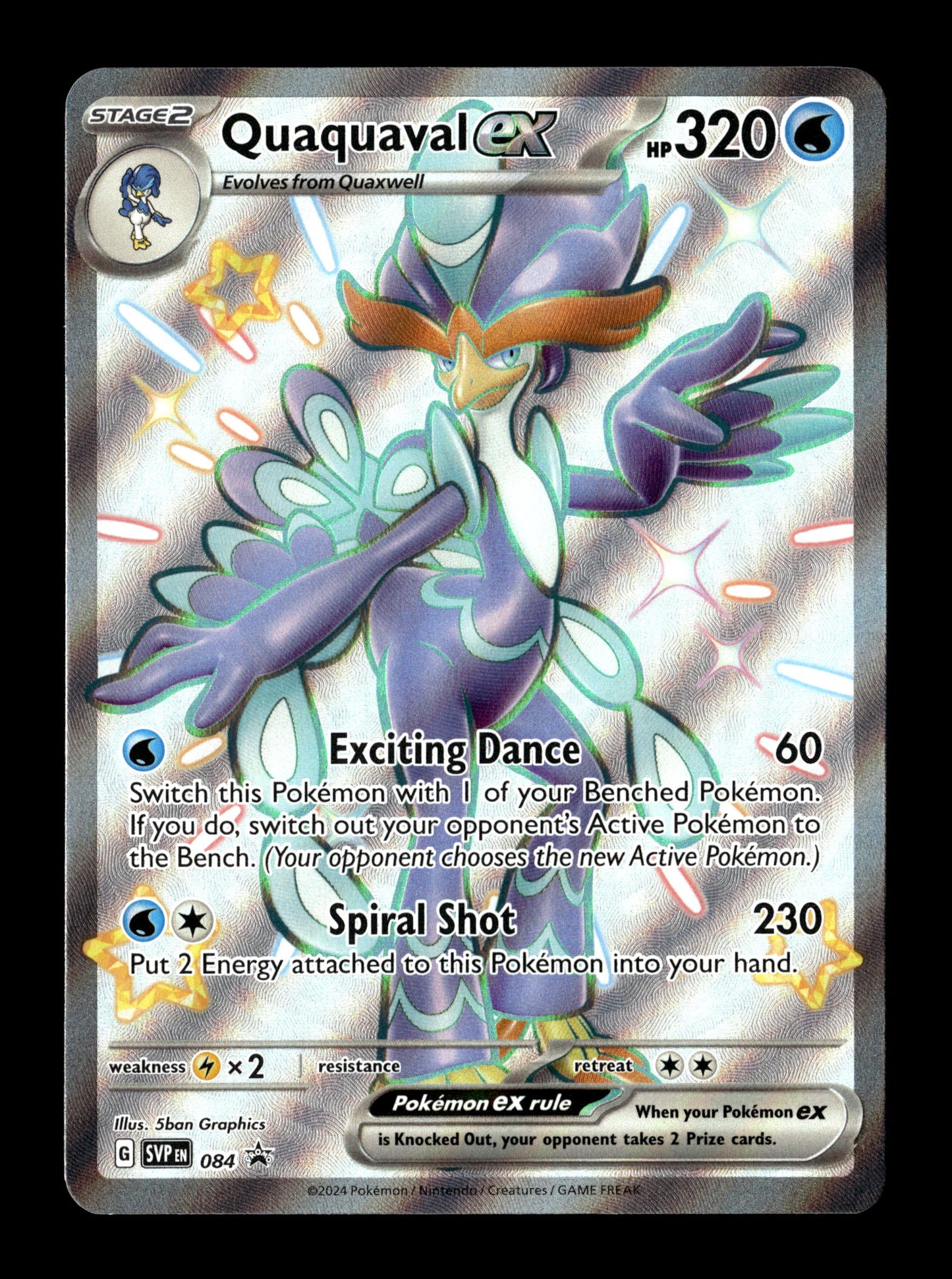 Pokemon Scarlet & Violet Promo Quaquaval ex 084