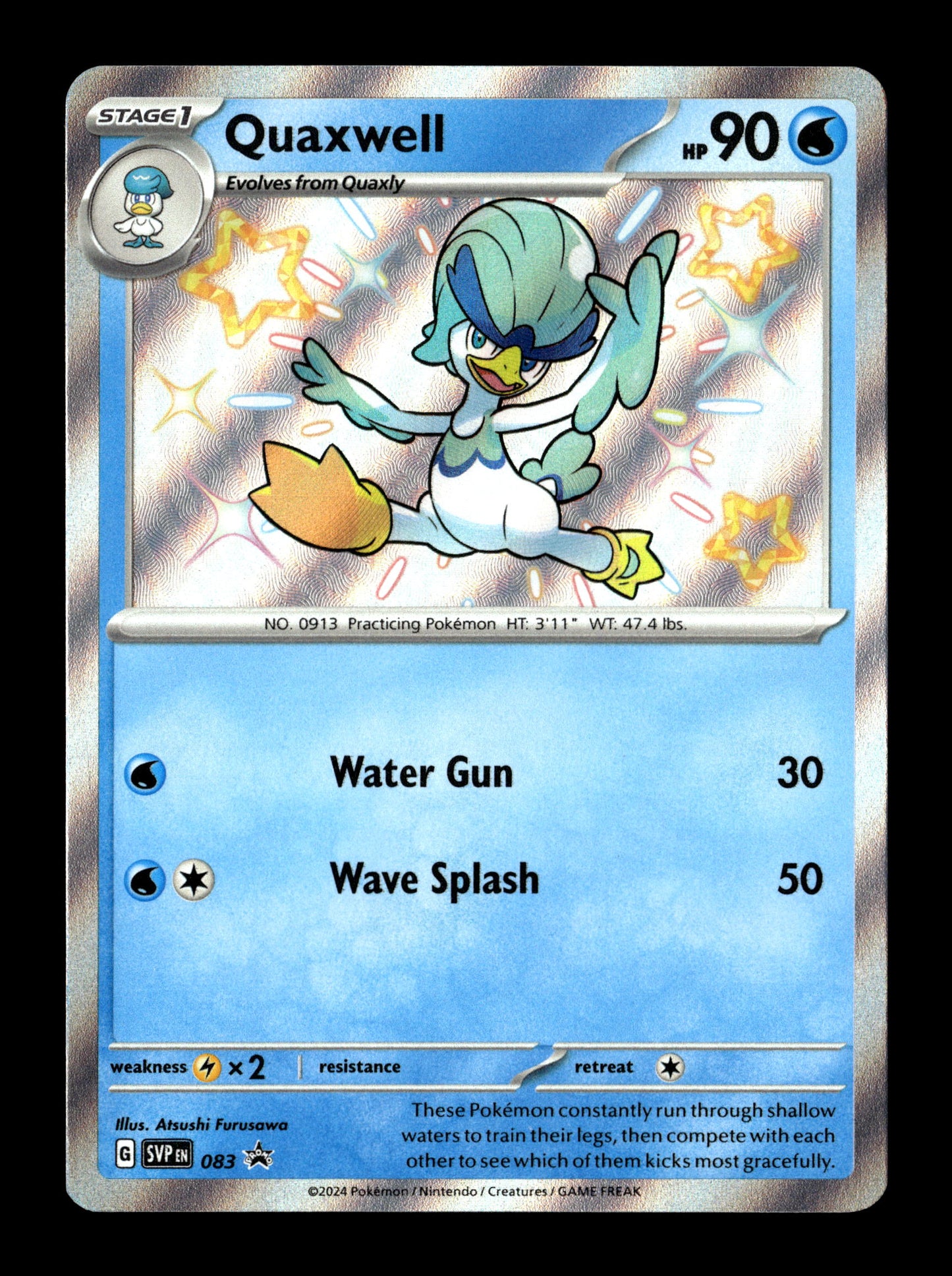 Pokemon Scarlet & Violet Promo Quaxwell 083