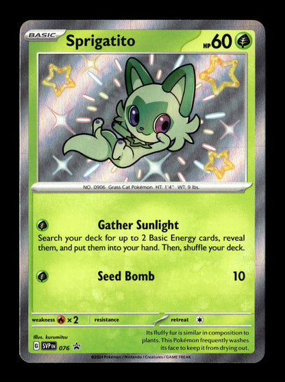 Pokemon Scarlet & Violet Promo Sprigatito 076