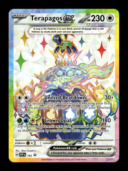 Pokemon Scarlet & Violet Promo Terapagos ex 165