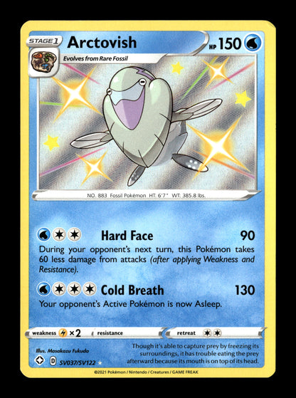 Pokemon Shining Fates Arctovish 037