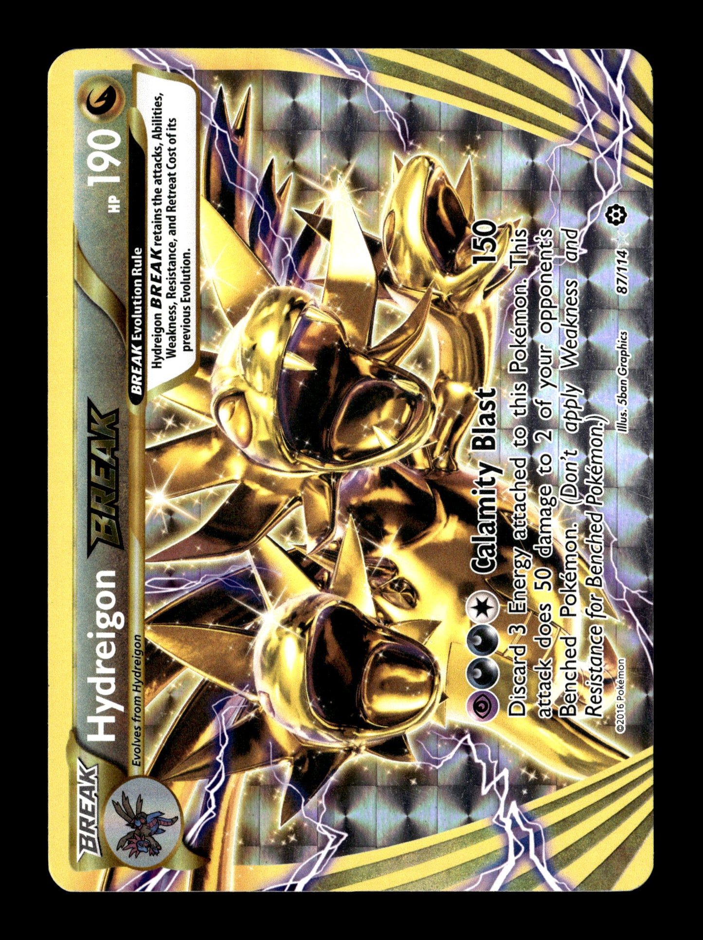 Pokemon Steam Siege Hydreigon BREAK 87