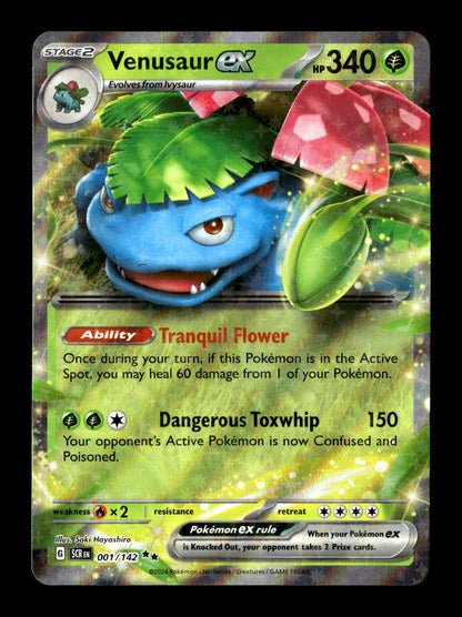 Pokemon Stellar Crown Venusaur ex 001