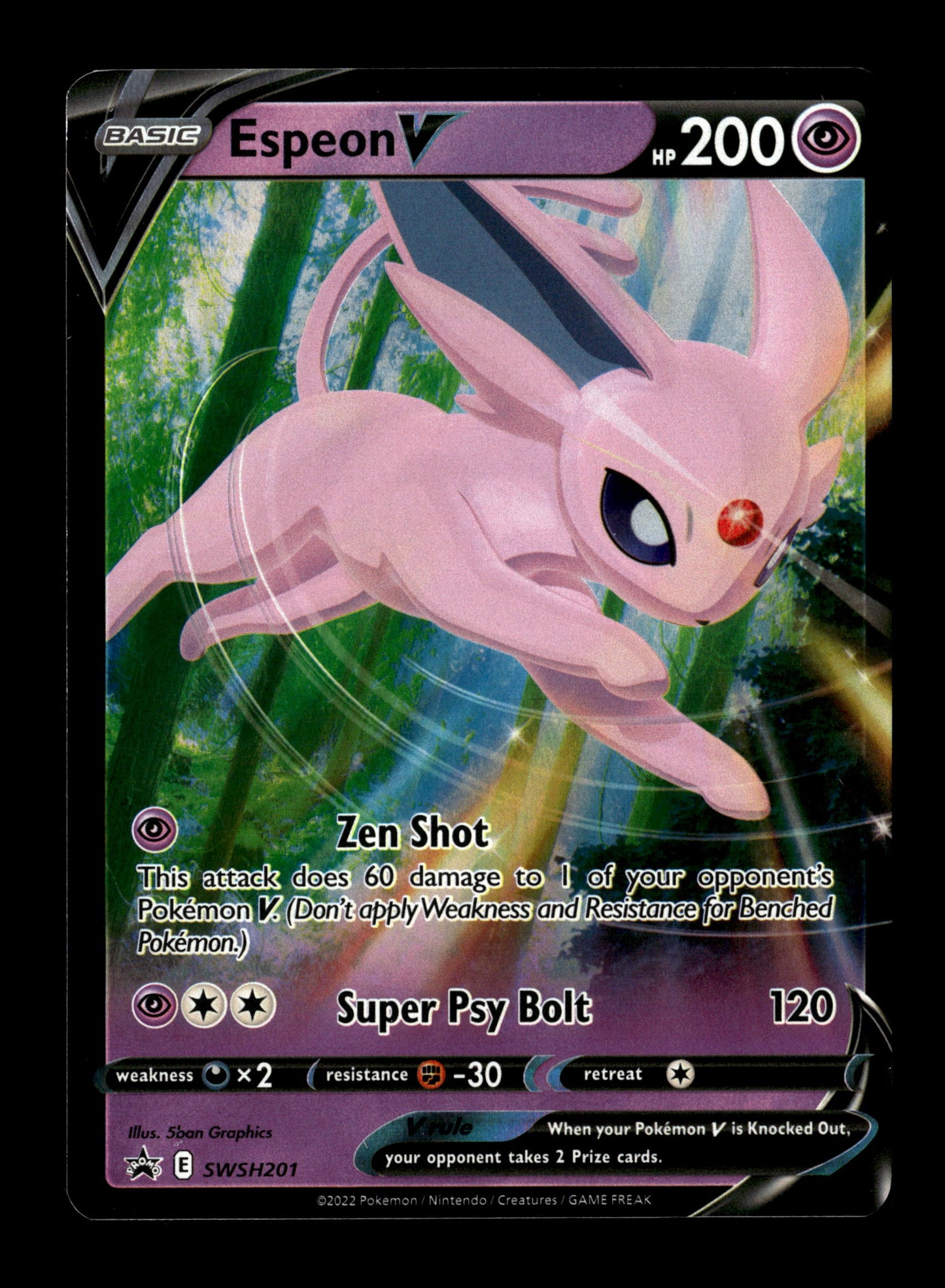 Pokemon Promo Espeon V 201