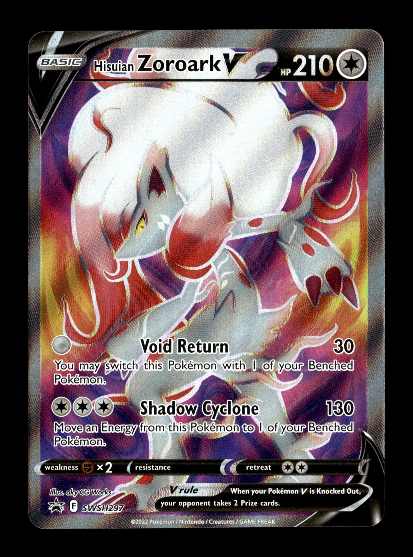 Pokemon Promo Hisuian Zoroark V 297