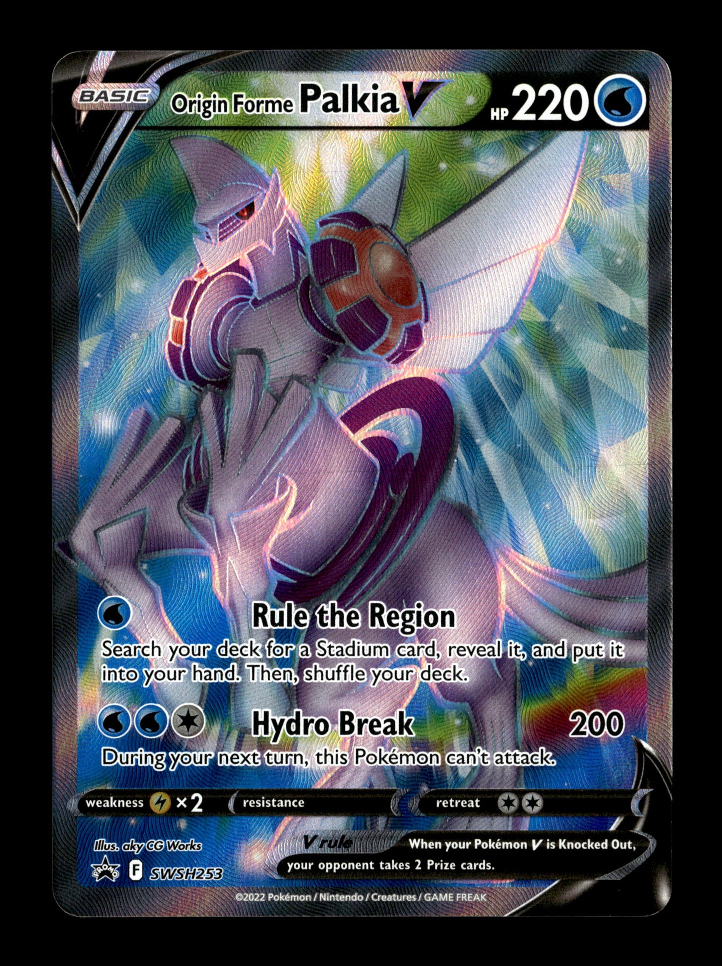 Pokemon Promo Origin Forme Palkia V 253